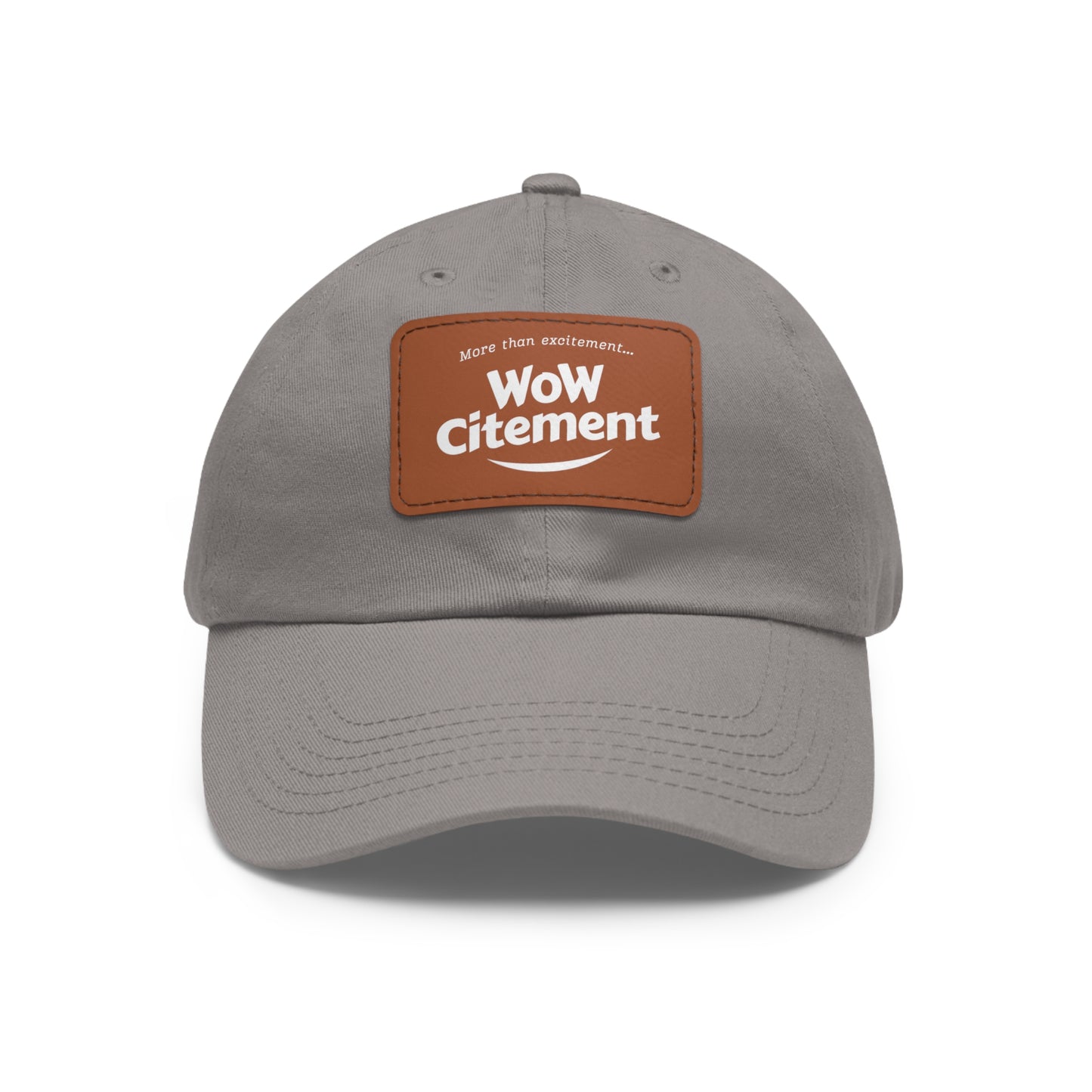 WoWcitement Stylish Dad Hat with Leather Patch - Perfect Gift for Dads, Casual Wear, Outdoor Activities, Festivals, and Everyday Style