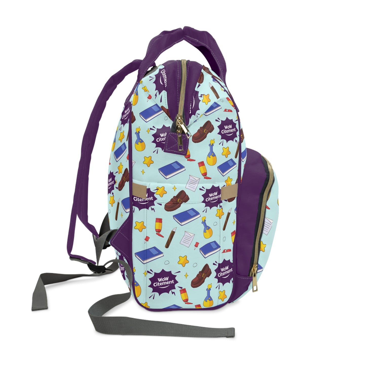 Wowcitement Fun & Functional Diaper Backpack - Ideal for Moms, Gifts for Baby Showers, Everyday Use, Travel, Stylish Baby Gear