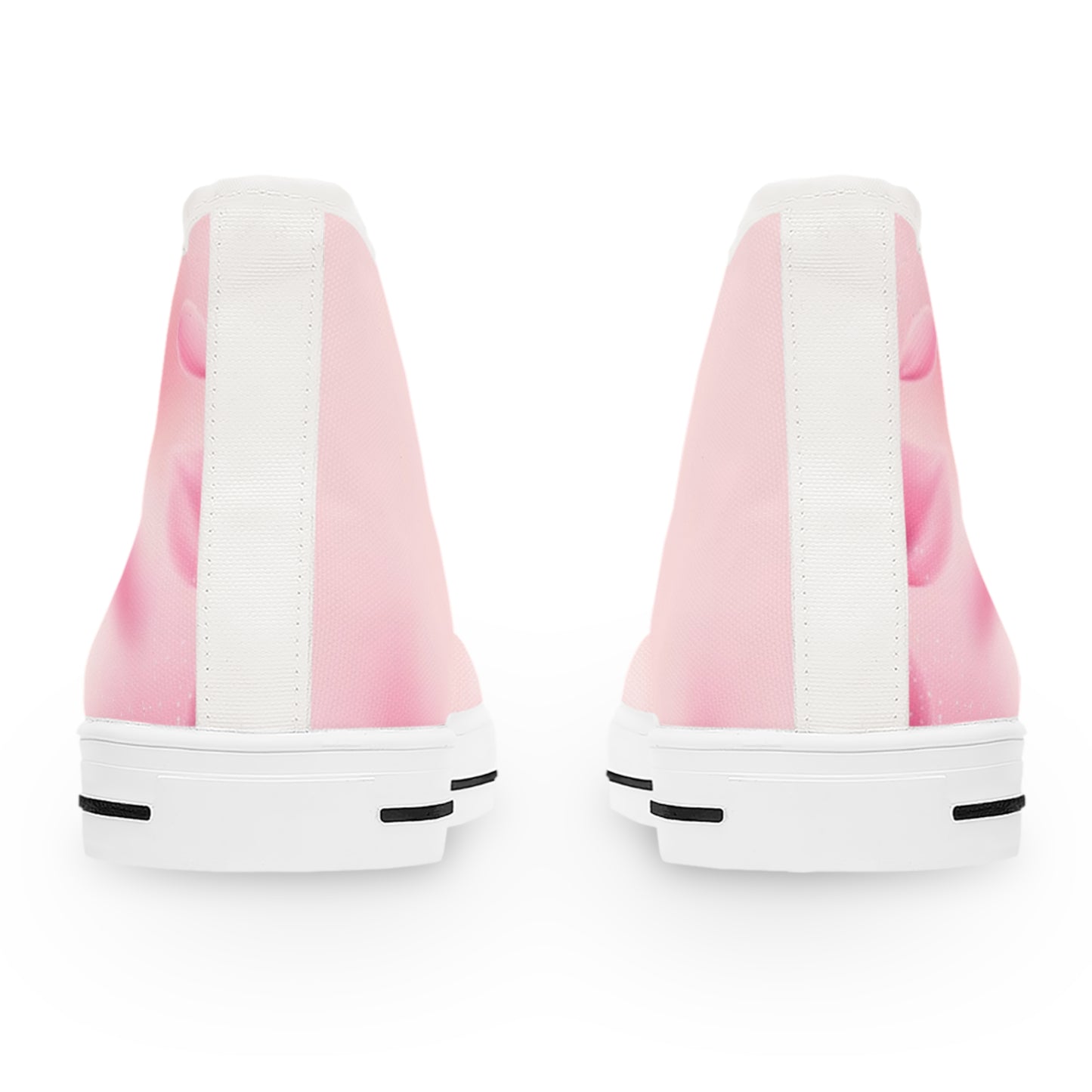 Stylish Women's High Top Sneakers with Wowcitement design , Trendy Casual Footwear, Unique Sneakers for Women, Pink High Tops, Gift for Her, Fashionable Sneakers