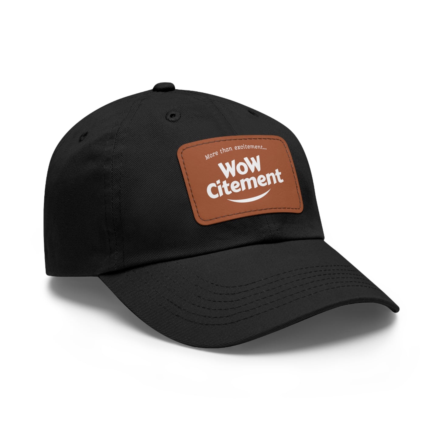 WoWcitement Stylish Dad Hat with Leather Patch - Perfect Gift for Dads, Casual Wear, Outdoor Activities, Festivals, and Everyday Style