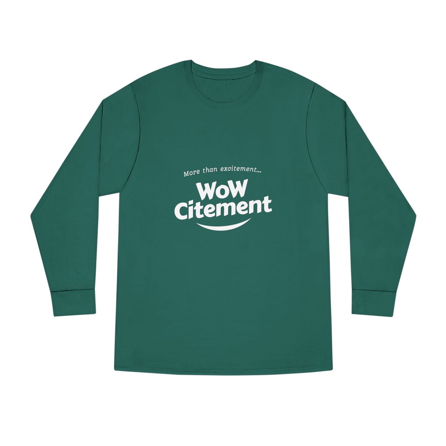 Wowcitement Long Sleeve Crewneck Tee