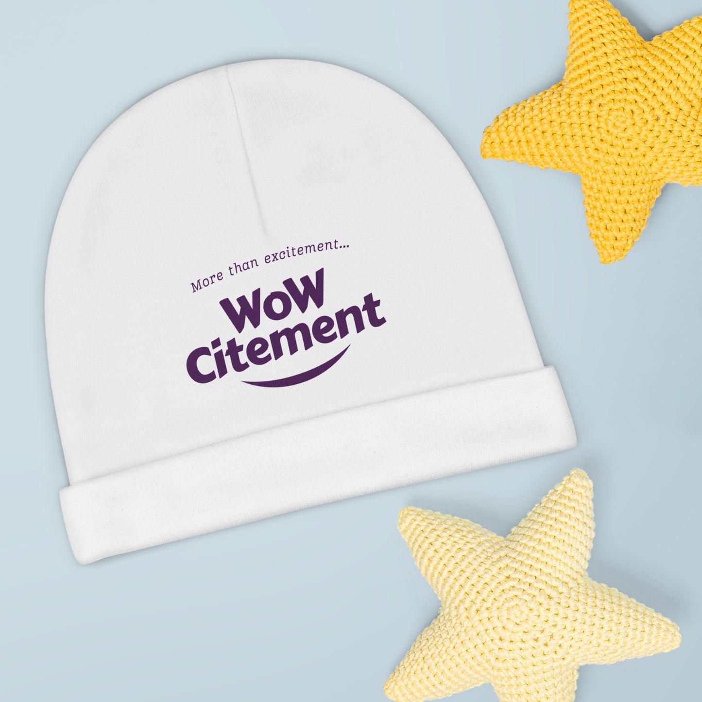 Wow Citemint Baby Beanie - Cute and Fun Infants Hat, Perfect for Baby Showers, Newborn Gifts, and Everyday Wear