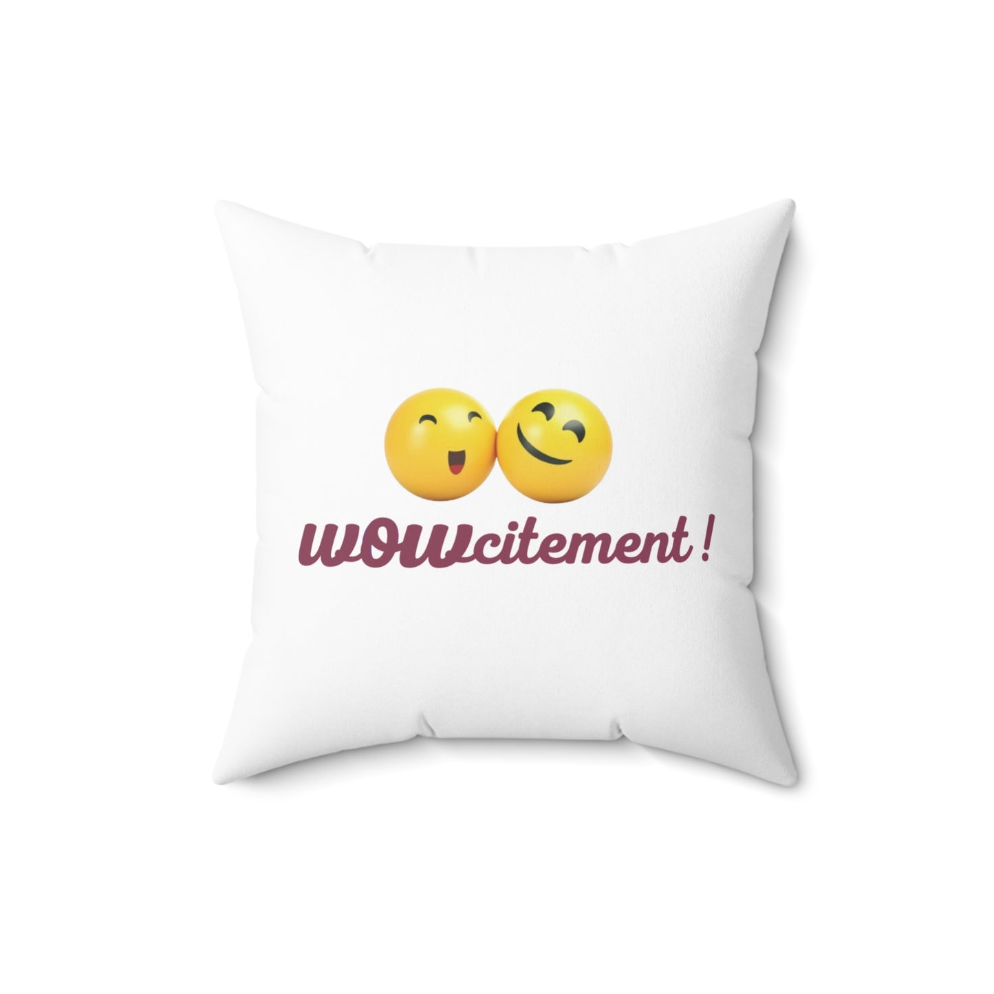 Wowcitement Spun Polyester Square Pillow