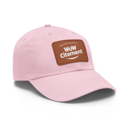 WoWcitement Stylish Dad Hat with Leather Patch - Perfect Gift for Dads, Casual Wear, Outdoor Activities, Festivals, and Everyday Style
