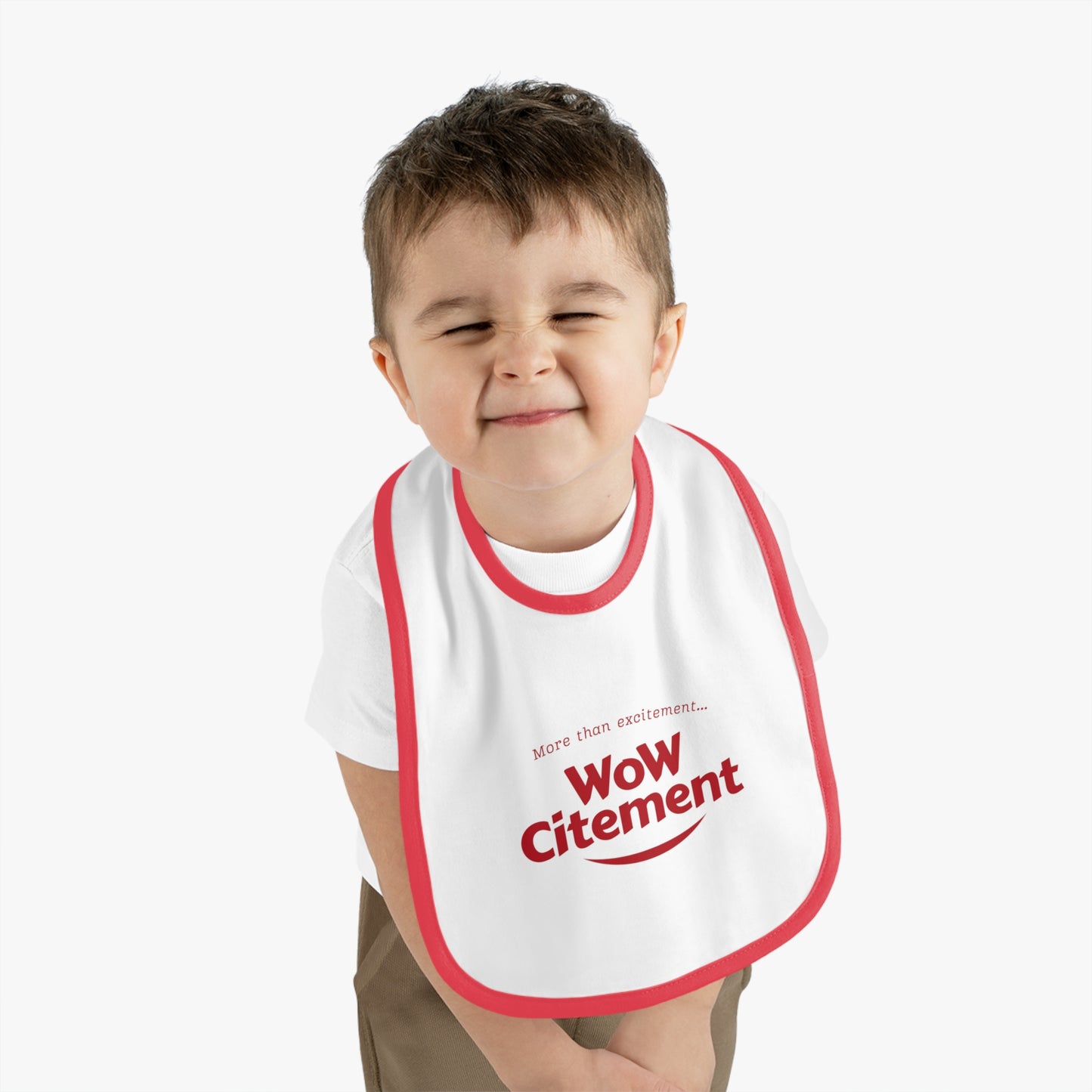 Wowcitement Fun Baby Bib, Feed Time Essentials, Cute Baby Gift, Unique Baby Shower Present, Adorable Toddler Accessory, Parenting Must-Have