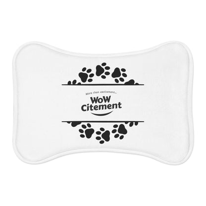 WowCitement Pet Feeding Mat Soft Anti Slip Pet Placemat Absorbent Memory Foam Design and Perfect Gift for Pet Lovers