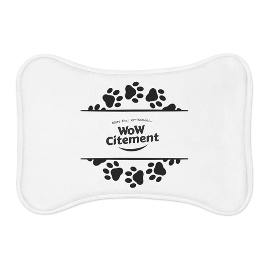 WowCitement Pet Feeding Mat Soft Anti Slip Pet Placemat Absorbent Memory Foam Design and Perfect Gift for Pet Lovers