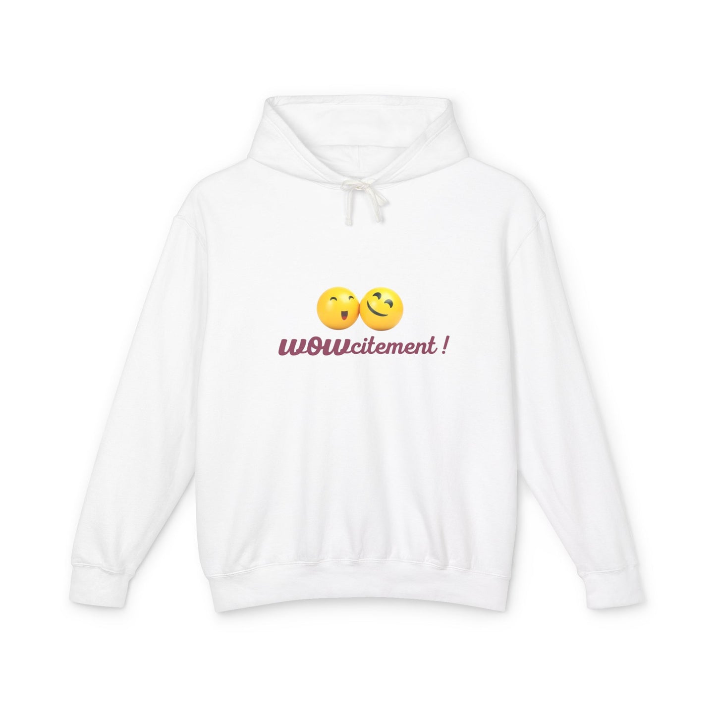 Wowcitement Unisex Lightweight Hooded Sweatshirt