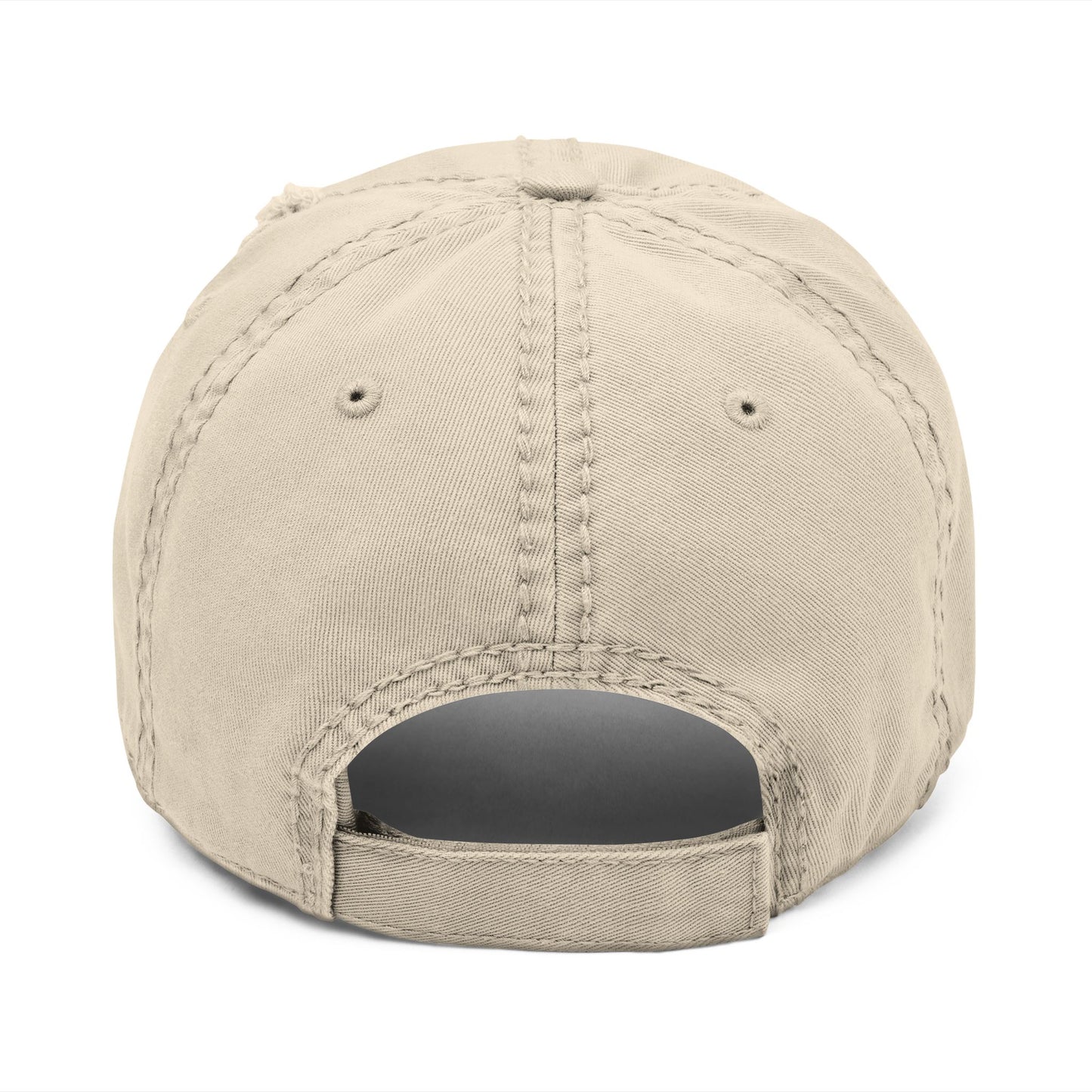 Distressed Dad Hat with WoW Citement Embroidery, Relaxed Cap for Comfy Style, Gift for Fathers Day, Casual Fashion Accessory