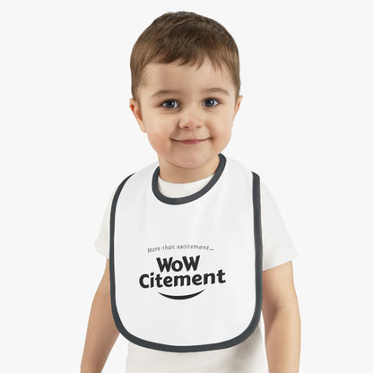 Wowcitement Fun Baby Bib, Feed Time Essentials, Cute Baby Gift, Unique Baby Shower Present, Adorable Toddler Accessory, Parenting Must-Have