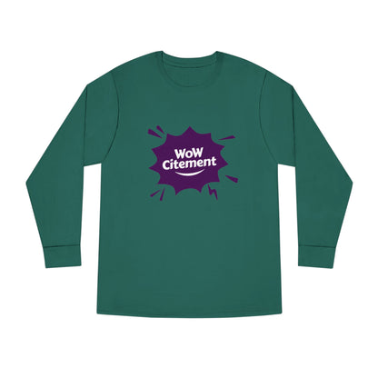 Sweatshirt with WoWcitement Design – Cozy Autumn Apparel, Perfect for Fall Inspiration, Seasonal Gift for Friends, Casual Fall Wear