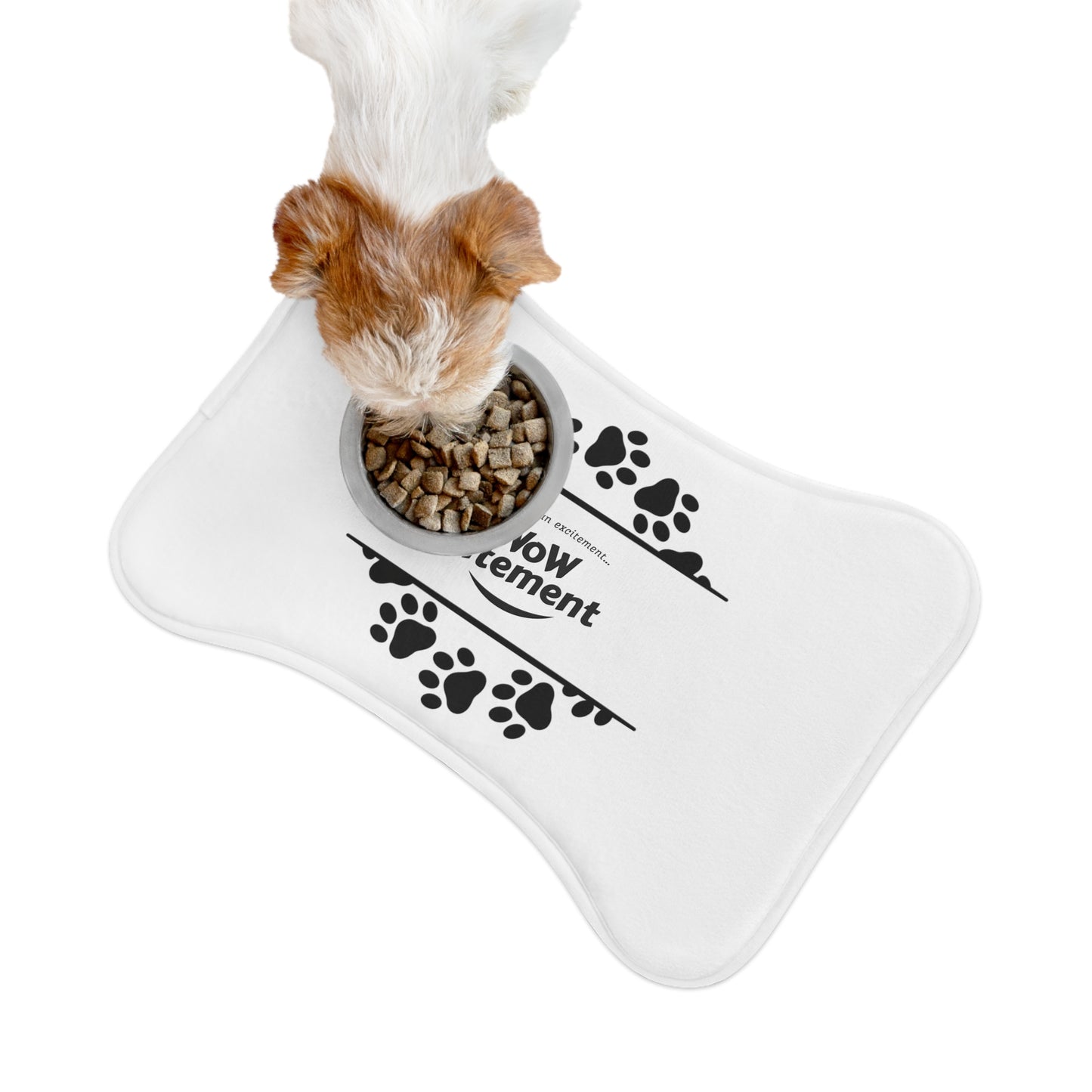 WowCitement Pet Feeding Mat Soft Anti Slip Pet Placemat Absorbent Memory Foam Design and Perfect Gift for Pet Lovers