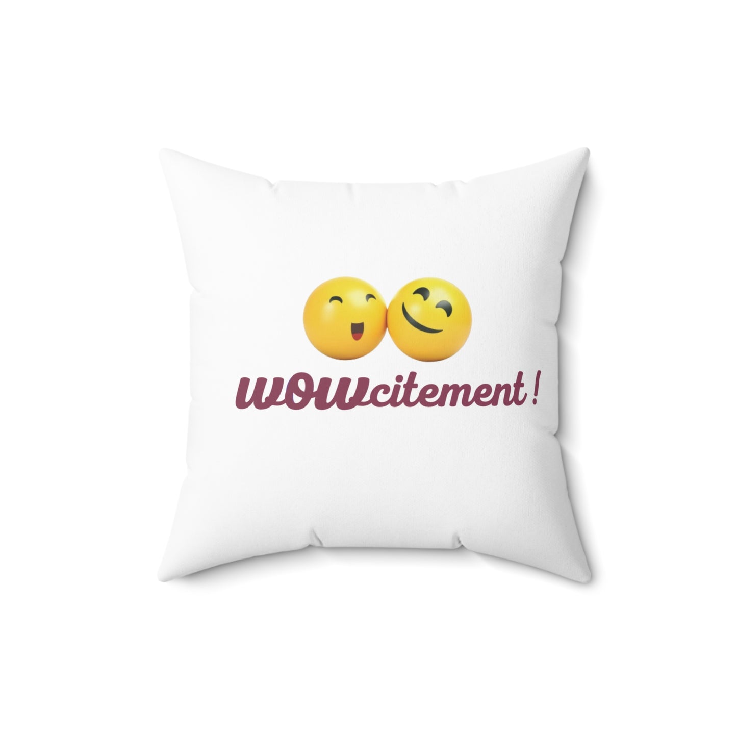 Wowcitement Spun Polyester Square Pillow