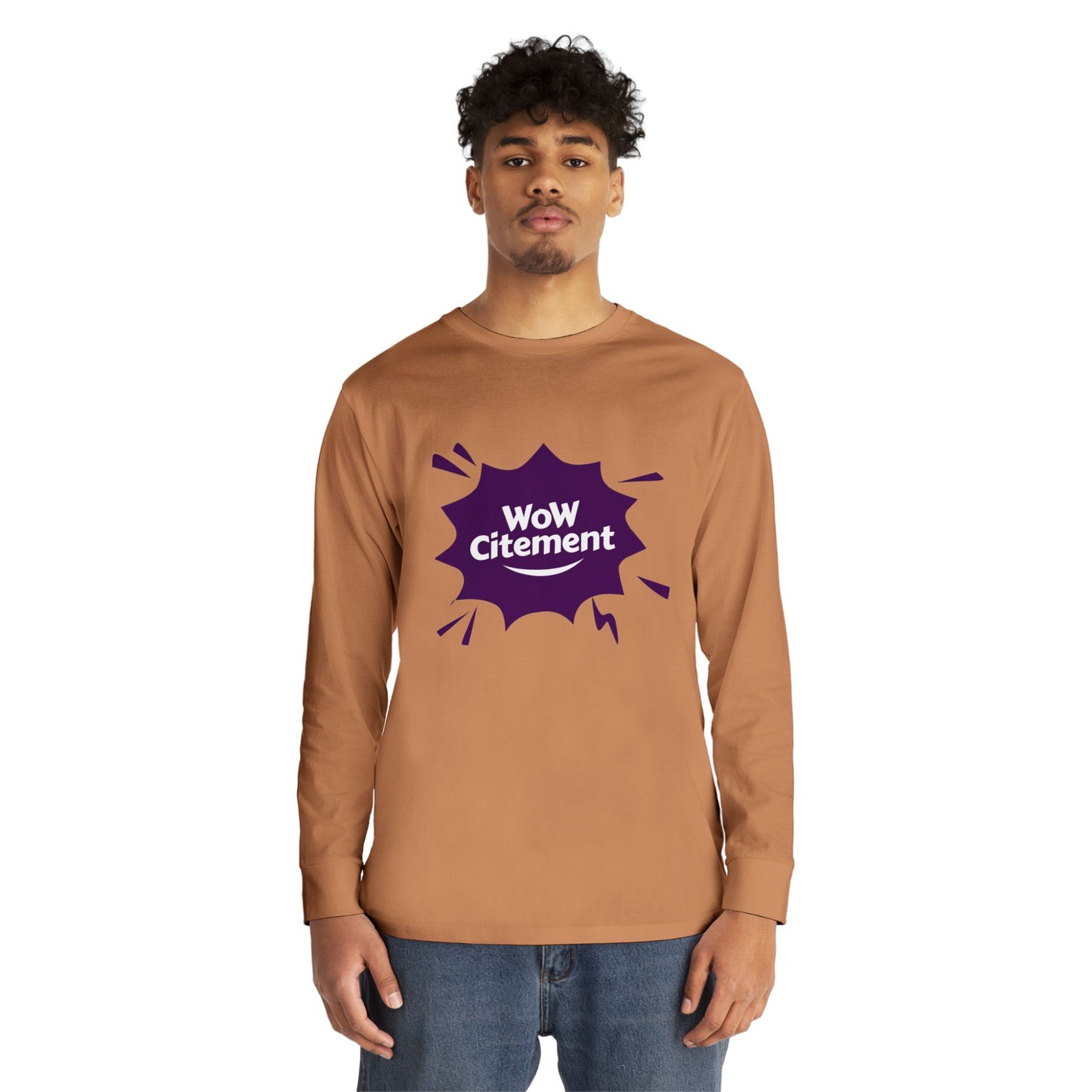 Sweatshirt with WoWcitement Design – Cozy Autumn Apparel, Perfect for Fall Inspiration, Seasonal Gift for Friends, Casual Fall Wear