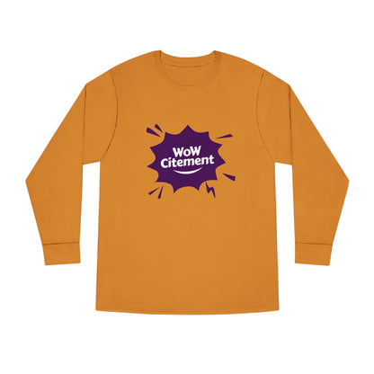 Sweatshirt with WoWcitement Design – Cozy Autumn Apparel, Perfect for Fall Inspiration, Seasonal Gift for Friends, Casual Fall Wear