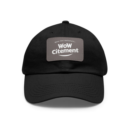 WoWcitement Stylish Dad Hat with Leather Patch - Perfect Gift for Dads, Casual Wear, Outdoor Activities, Festivals, and Everyday Style