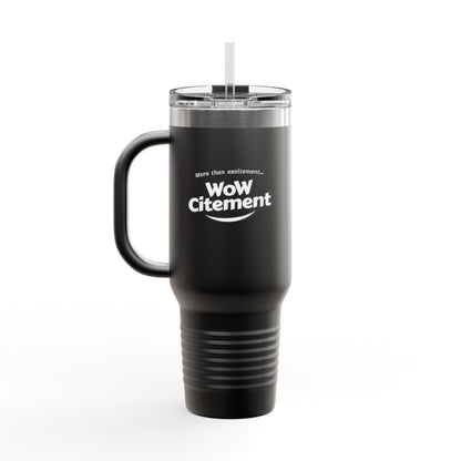 Wowcitement Insulated Travel Mug - Perfect for Coffee Lovers, On-the-Go Hydration, Gift for Travelers, BPA-Free, 40oz