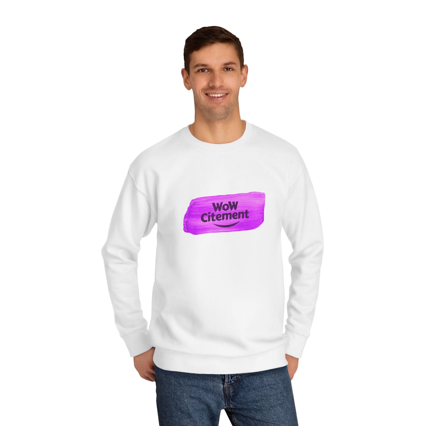 WoWcitement Vibrant  Sweatshirt - Perfect for Everyday Inspiration, Gift for Friends, Cozy Casual Wear, Motivational Apparel, [...]