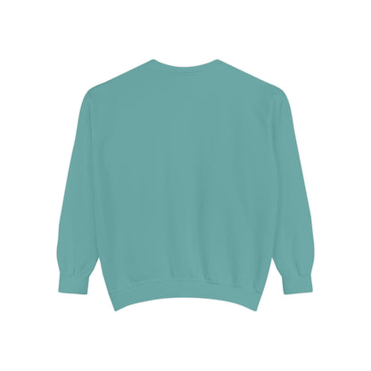 Summer Vibes Wowcitement Unisex Garment-Dyed Sweatshirt- Perfect for Beach Lovers and Summer Celebrations