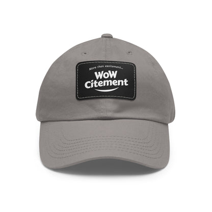 WoWcitement Stylish Dad Hat with Leather Patch - Perfect Gift for Dads, Casual Wear, Outdoor Activities, Festivals, and Everyday Style