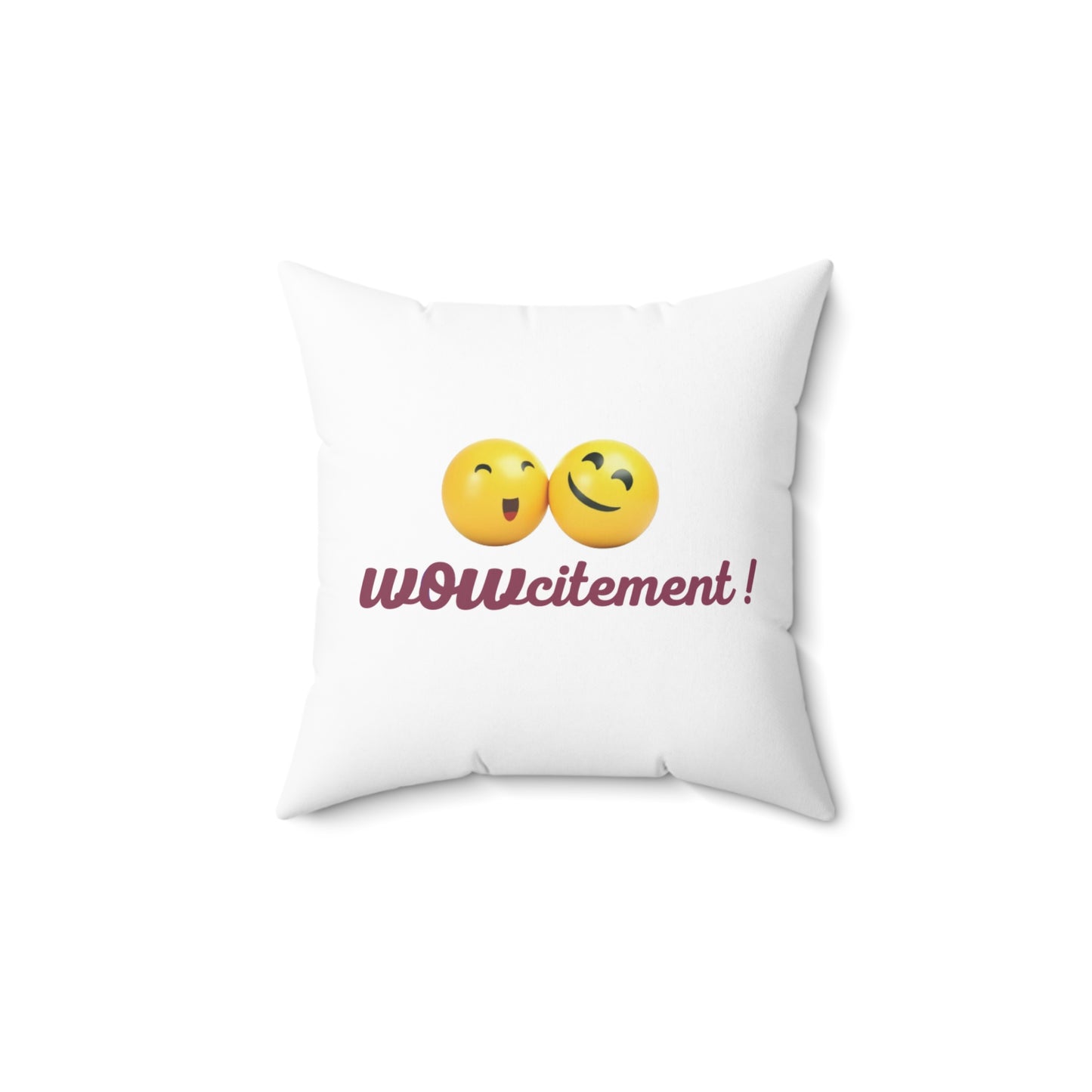 Wowcitement Spun Polyester Square Pillow