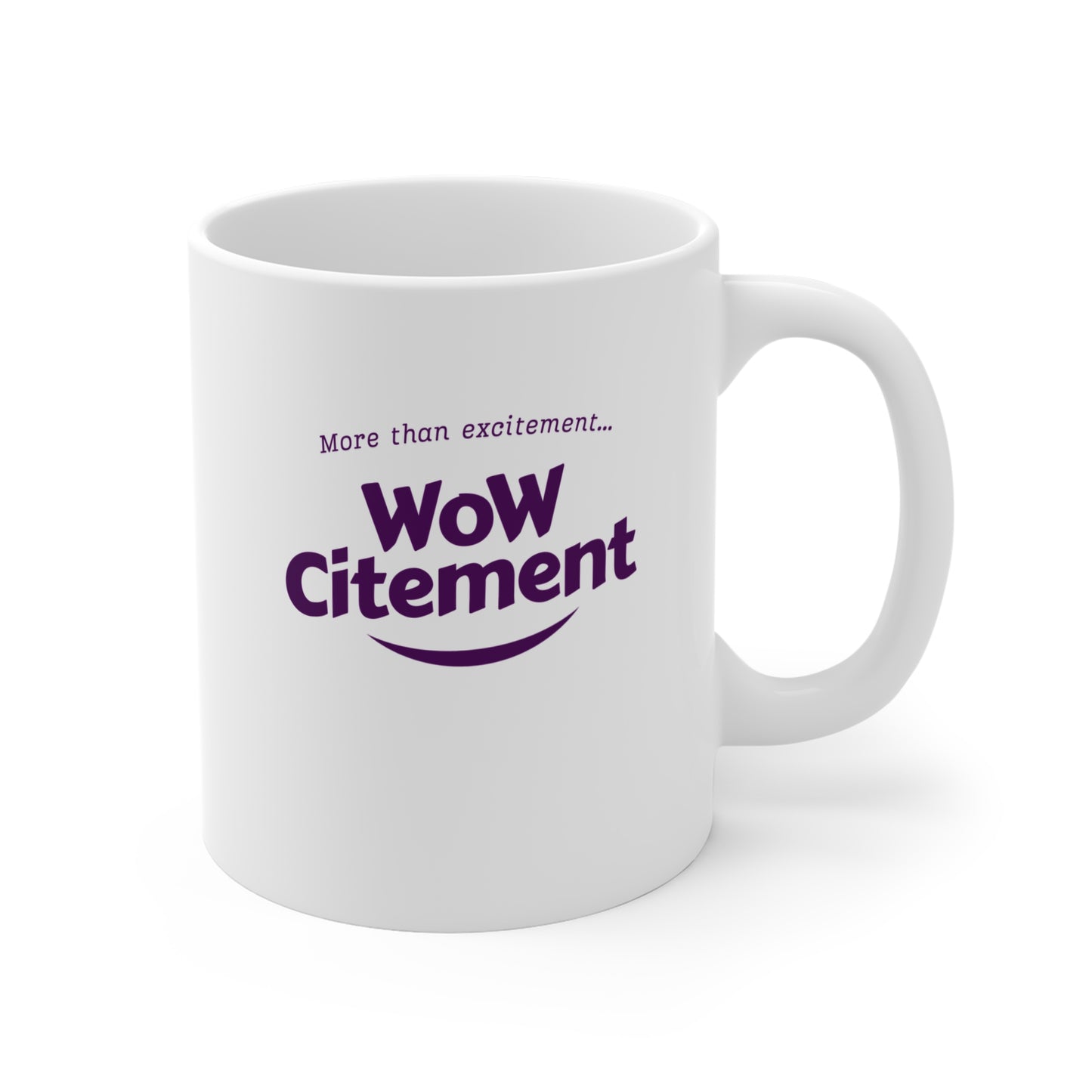 WowCitement Bright Ceramic Coffee Mug , Fun Gift for Coffee and Tea Lovers, Home and Office Décor