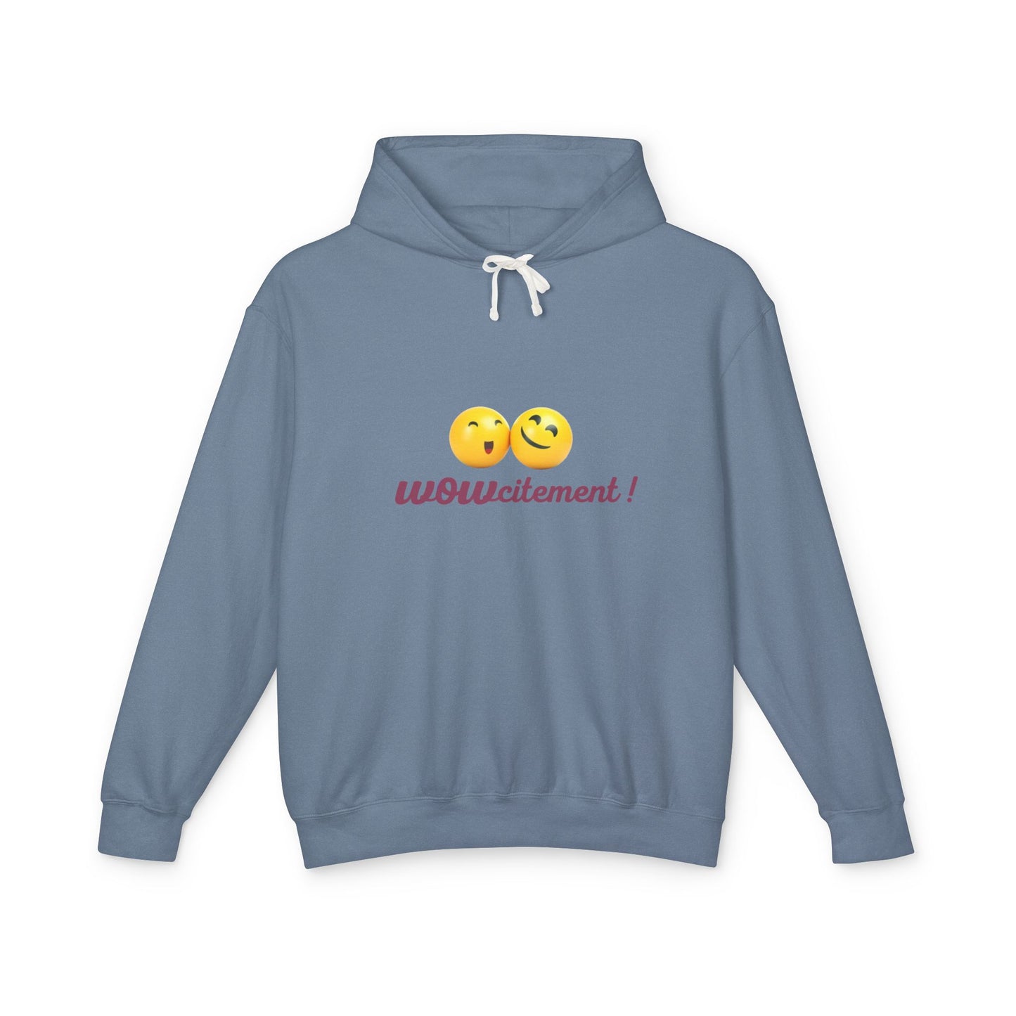 Wowcitement Unisex Lightweight Hooded Sweatshirt