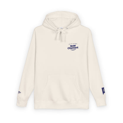 Cozy WoWcitement Unisex Fleece Hoodie, Casual Pullover, Perfect Gift for Him/Her, Soft Sweatshirt for Relaxation, Everyday Comfort Wear.