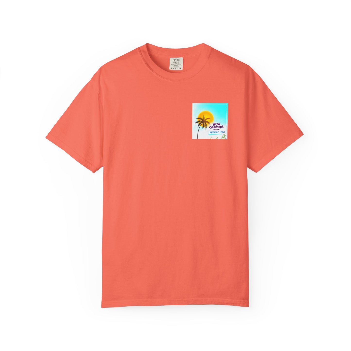 WOWcitement Summer Vibes T-Shirt, Relaxed Fit Tee, Beachwear, Vacation Shirt, Festival Apparel, Gift for Beach Lovers