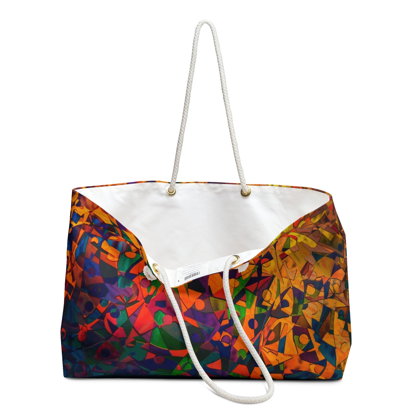 Vibrant Abstract Weekender Bag | Travel Tote for Adventurers