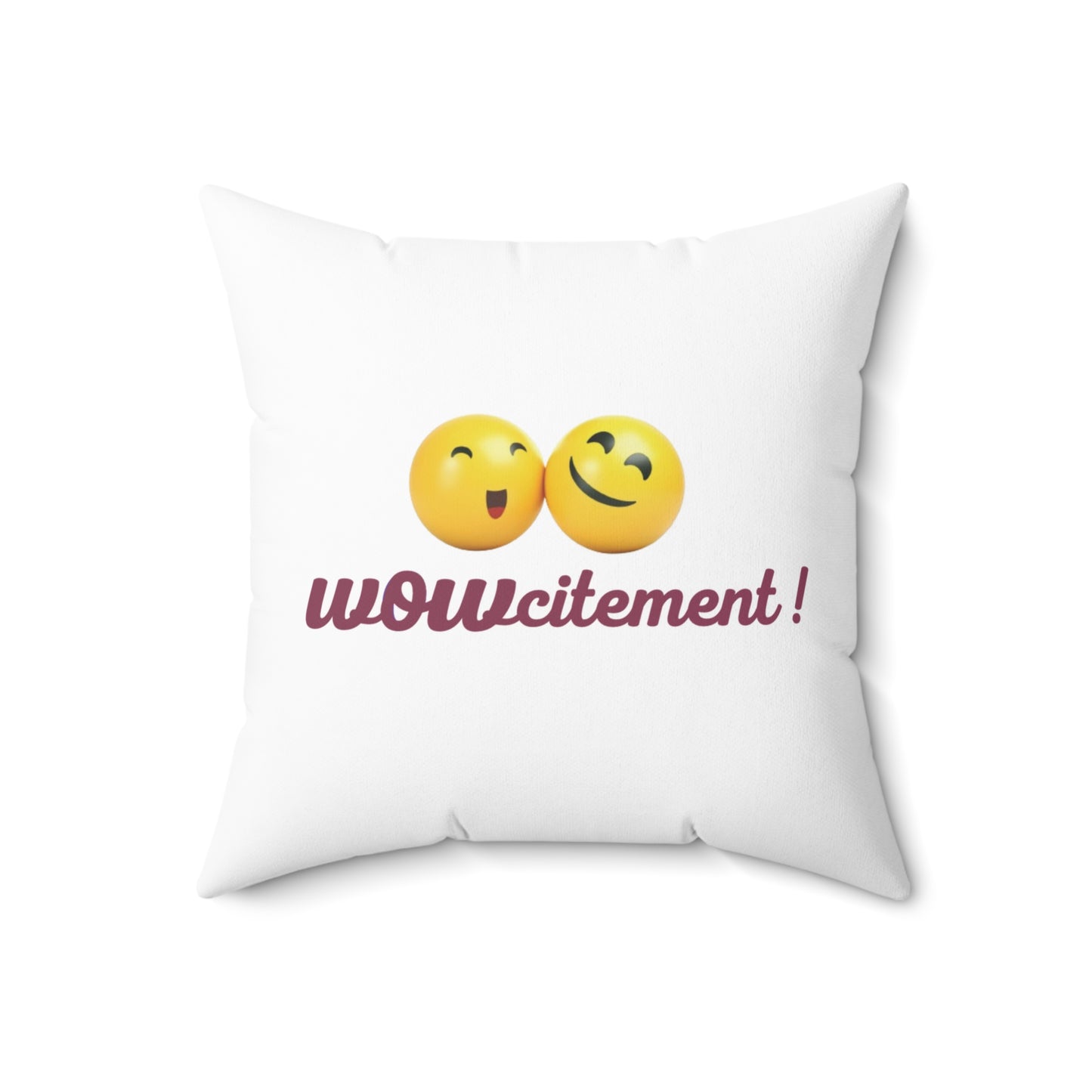 Wowcitement Spun Polyester Square Pillow