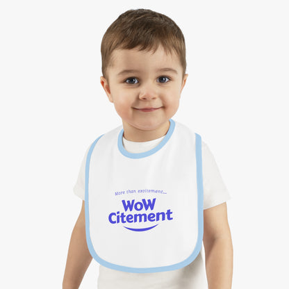 Wowcitement Fun Baby Bib, Feed Time Essentials, Cute Baby Gift, Unique Baby Shower Present, Adorable Toddler Accessory, Parenting Must-Have