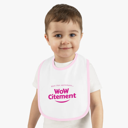 Wowcitement Fun Baby Bib, Feed Time Essentials, Cute Baby Gift, Unique Baby Shower Present, Adorable Toddler Accessory, Parenting Must-Have