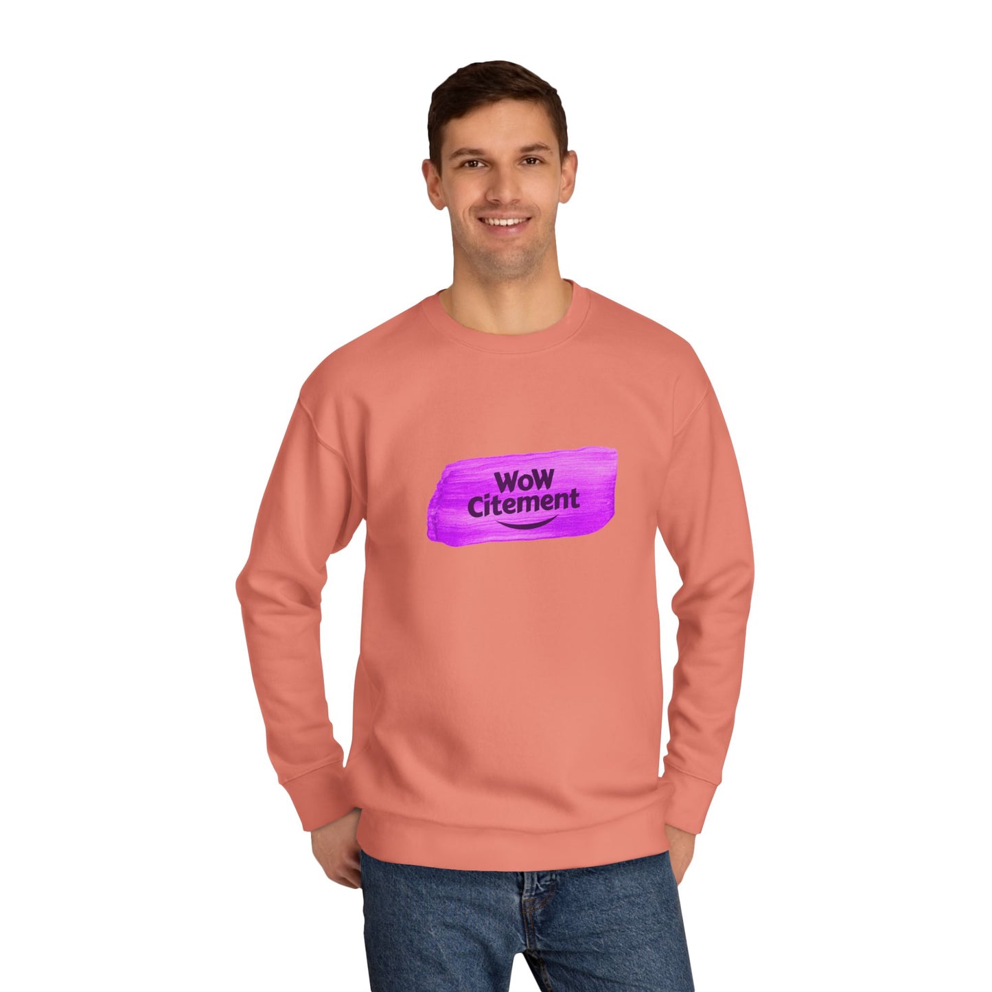 WoWcitement Vibrant  Sweatshirt - Perfect for Everyday Inspiration, Gift for Friends, Cozy Casual Wear, Motivational Apparel, [...]