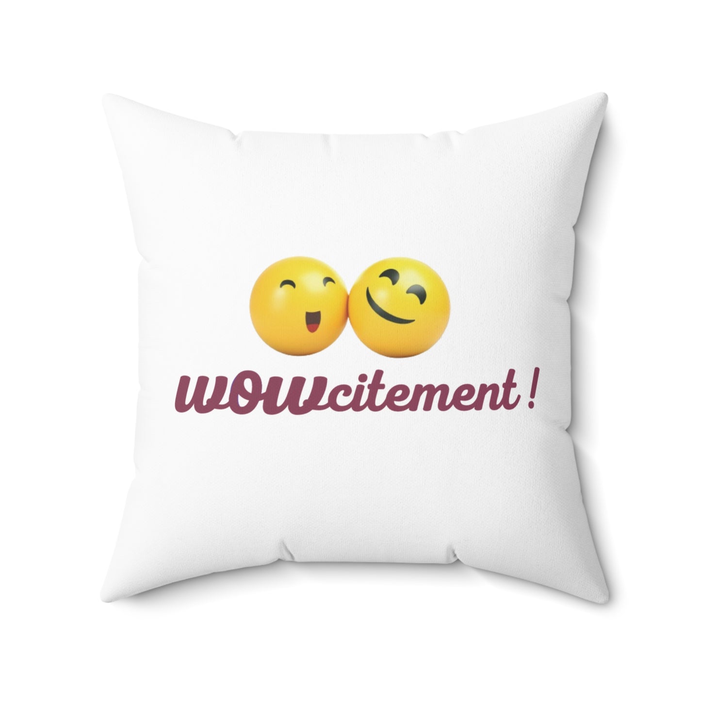 Wowcitement Spun Polyester Square Pillow