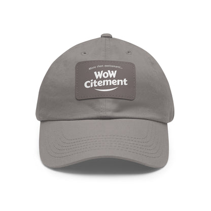 WoWcitement Stylish Dad Hat with Leather Patch - Perfect Gift for Dads, Casual Wear, Outdoor Activities, Festivals, and Everyday Style