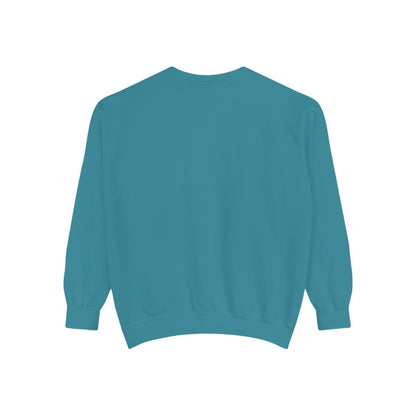 Summer Vibes Wowcitement Unisex Garment-Dyed Sweatshirt- Perfect for Beach Lovers and Summer Celebrations