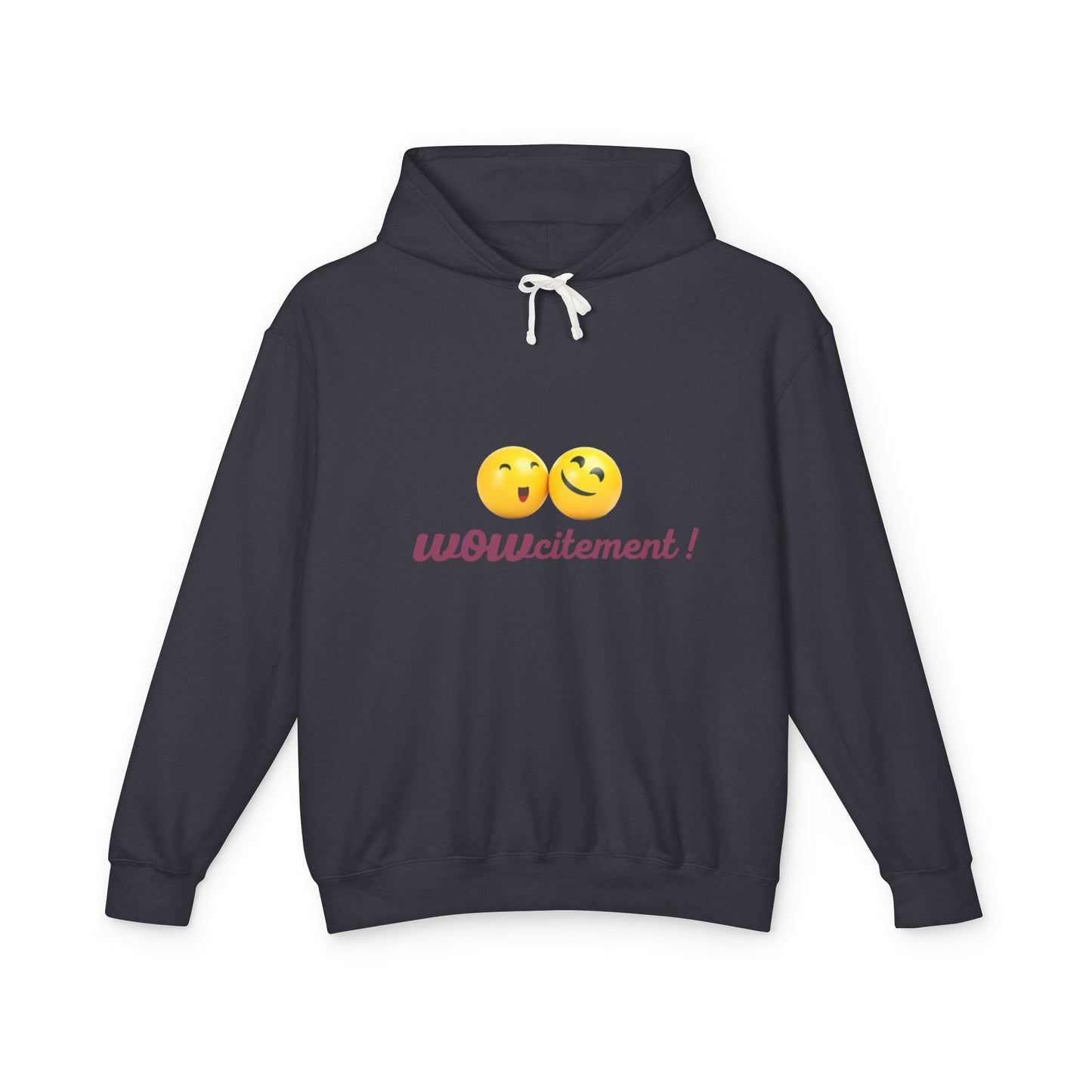 Wowcitement Unisex Lightweight Hooded Sweatshirt