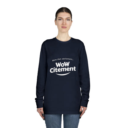 Wowcitement Long Sleeve Crewneck Tee