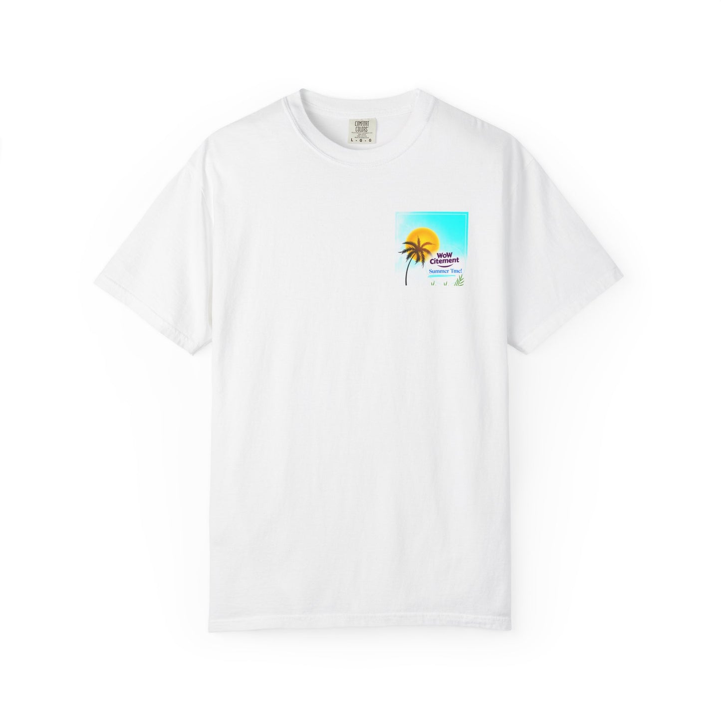 WOWcitement Summer Vibes T-Shirt, Relaxed Fit Tee, Beachwear, Vacation Shirt, Festival Apparel, Gift for Beach Lovers