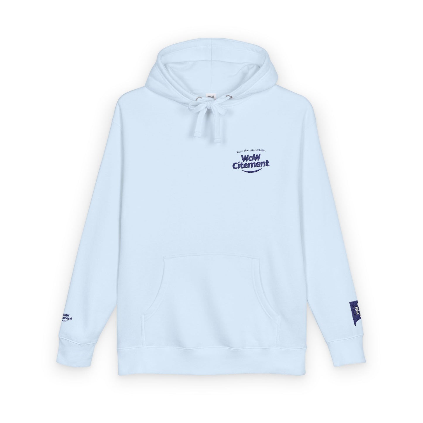 Cozy WoWcitement Unisex Fleece Hoodie, Casual Pullover, Perfect Gift for Him/Her, Soft Sweatshirt for Relaxation, Everyday Comfort Wear.