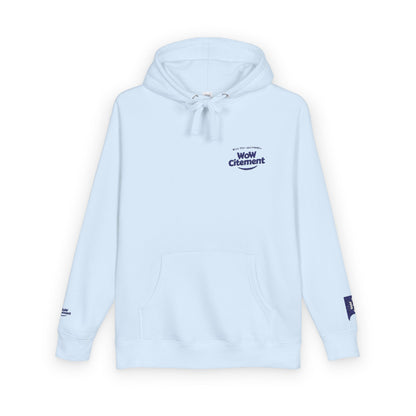 Cozy WoWcitement Unisex Fleece Hoodie, Casual Pullover, Perfect Gift for Him/Her, Soft Sweatshirt for Relaxation, Everyday Comfort Wear.