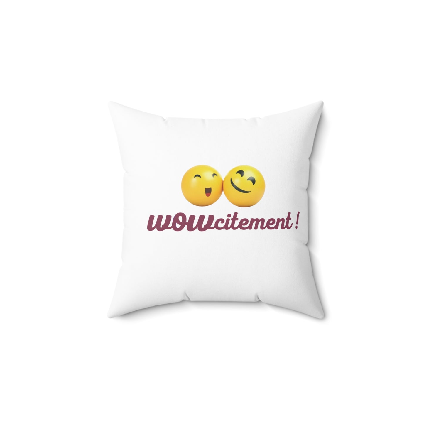 Wowcitement Spun Polyester Square Pillow