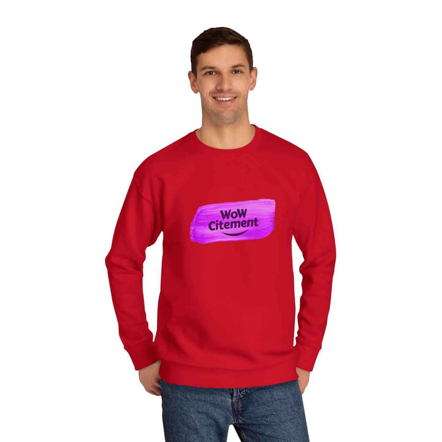WoWcitement Vibrant  Sweatshirt - Perfect for Everyday Inspiration, Gift for Friends, Cozy Casual Wear, Motivational Apparel, [...]