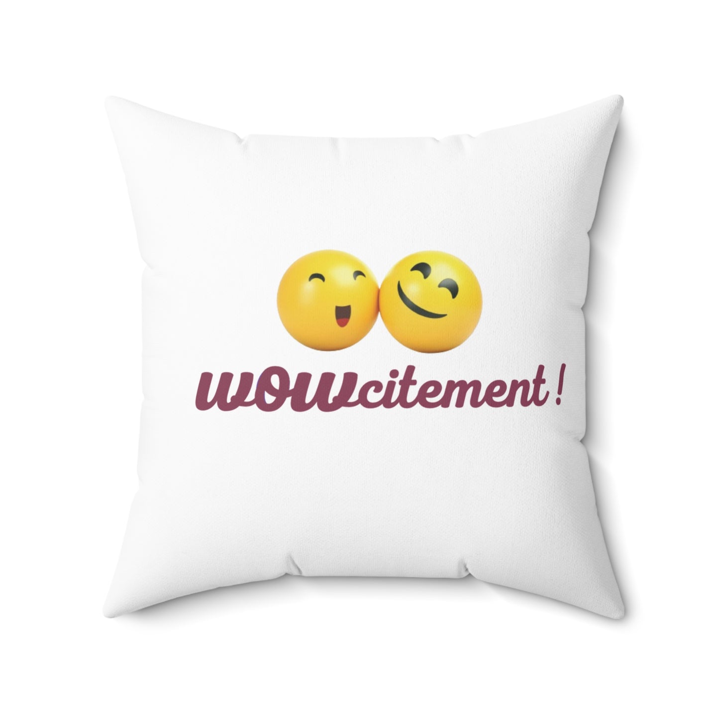 Wowcitement Spun Polyester Square Pillow