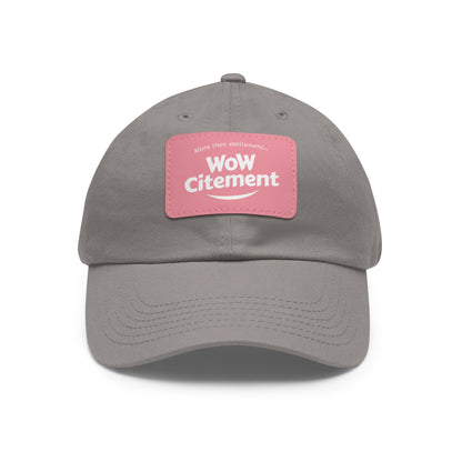WoWcitement Stylish Dad Hat with Leather Patch - Perfect Gift for Dads, Casual Wear, Outdoor Activities, Festivals, and Everyday Style