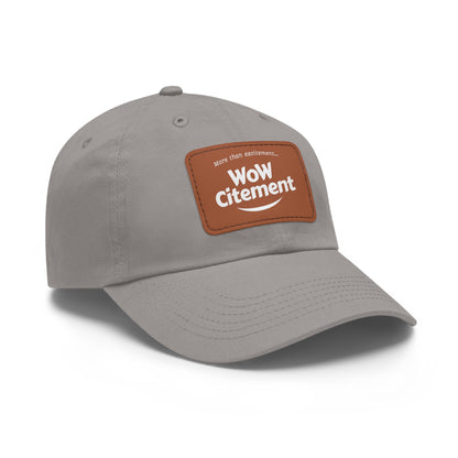 WoWcitement Stylish Dad Hat with Leather Patch - Perfect Gift for Dads, Casual Wear, Outdoor Activities, Festivals, and Everyday Style