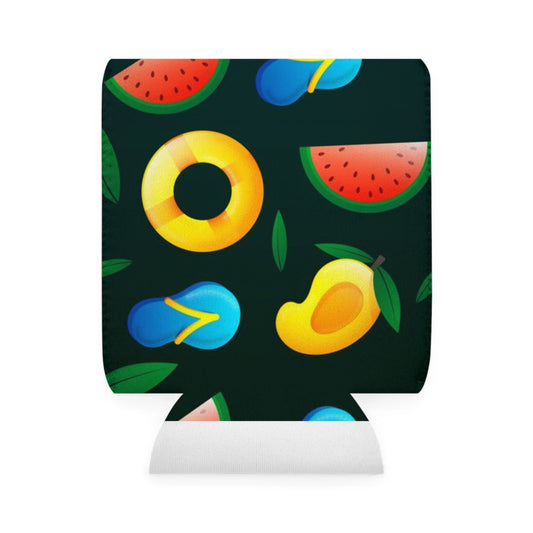 Fruity Can Cooler Sleeve - Fun & Colorful Beverage Insulator for Summer Parties