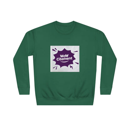 WoWcitement Sweatshirt, Cozy eco-friendly Apparel, Gift for Friends, Perfect for Inspiration, Seasonal Casual Wear