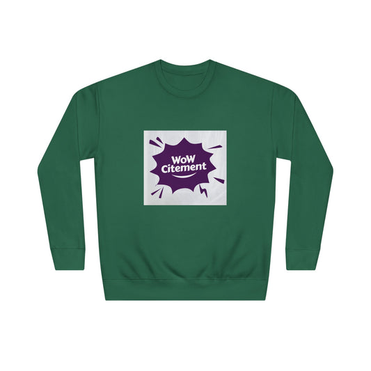 WoWcitement Sweatshirt, Cozy eco-friendly Apparel, Gift for Friends, Perfect for Inspiration, Seasonal Casual Wear